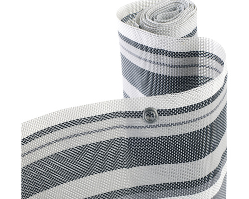 Canisse Konsta en PVC tissu 580 g/m² 3 x 0,9 m gris/anthracite/blanc