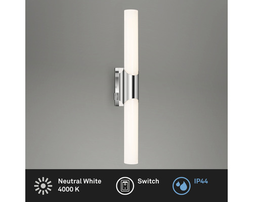 Applique murale avec indice de protection IP44 et interrupteur