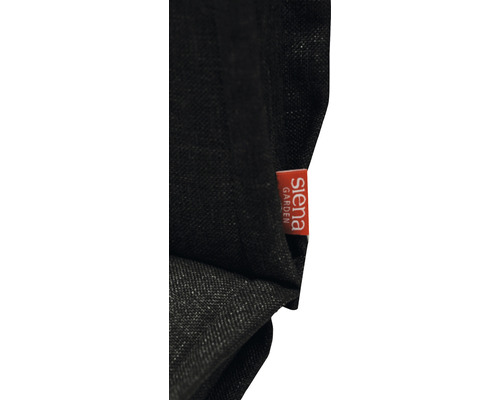 Siena Garden Logo auf einem dunklen Kissen