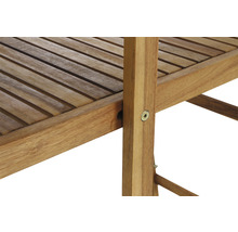 Vue détaillée d''une étagère en bois