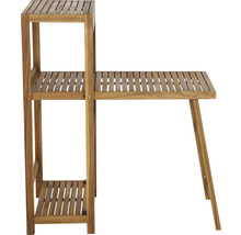 Étagère à plantes en bois à trois niveaux