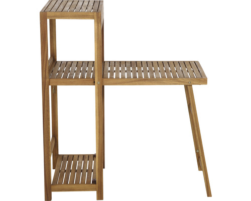 Étagère à plantes en bois à trois niveaux