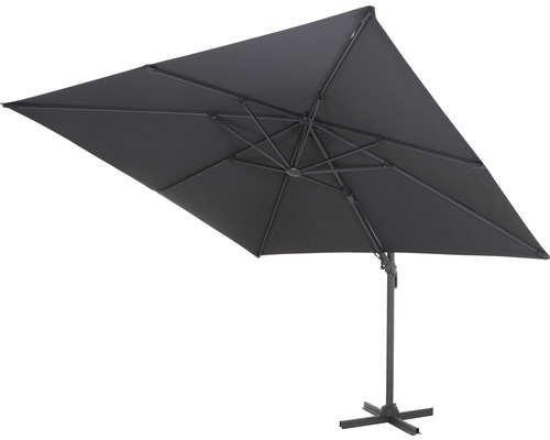 Parasol de jardin rectangulaire avec pied