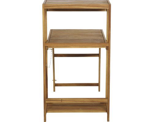 Table de plantation en bois avec trois étagères pour le jardin ou la terrasse