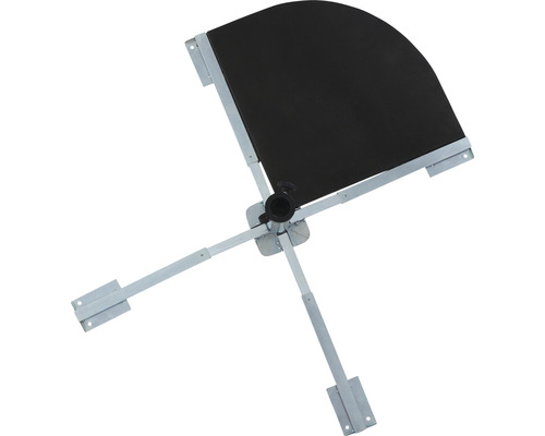 Schwenkbare Wannenwandhalterung mit verstellbarem Arm