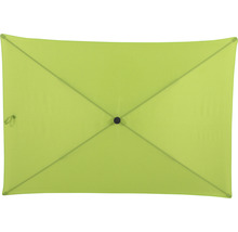 Parasol vert vu de dessus