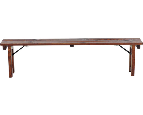 Banc en bois avec pieds pliants pour l''intérieur et l''extérieur