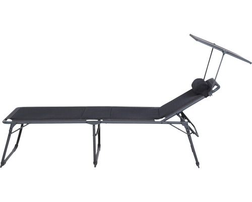 Bain de soleil avec toit et coussin