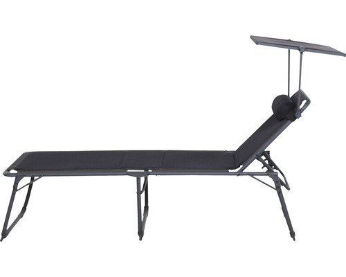 Bain de soleil avec pare-soleil pour le jardin