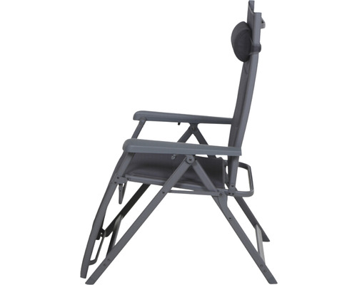 Chaise de jardin avec appui-tête réglable