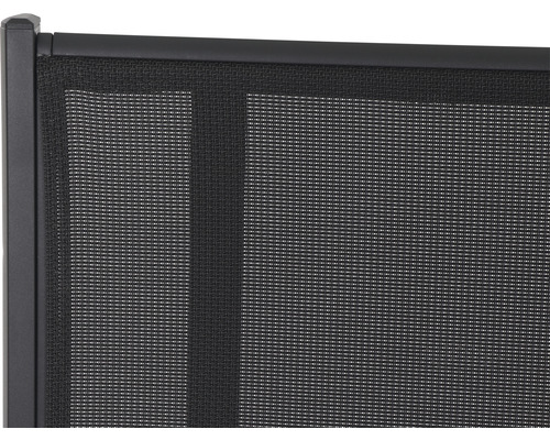 Vue détaillée d''une moustiquaire noire