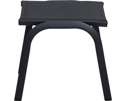 Hocker aus Textil und Metall