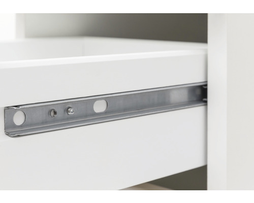 Gros plan d''un meuble avec coulisse de tiroir