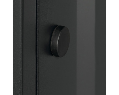 Gros plan sur un bouton de porte de meuble