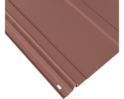 Vue détaillée d''une tôle trapézoïdale