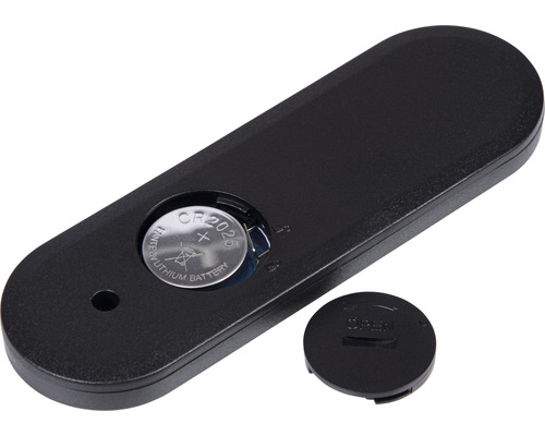 Capteur LED noir avec pile bouton