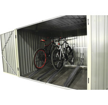 Fahrradgarage, Aufbewahrungsbox WESTMANN inkl. Fahrradständer 203 x 200 cm anthrazit-thumb-21