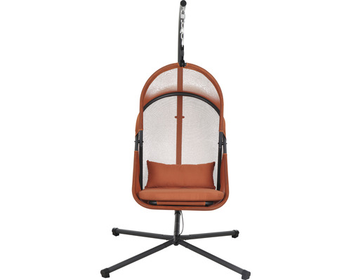 Fauteuil suspendu avec cadre et coussin