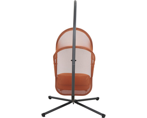 Fauteuil suspendu avec structure et coussin d''assise