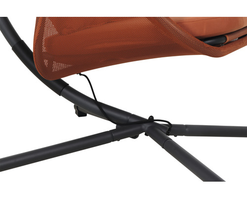 Gros plan du cadre d''un fauteuil suspendu