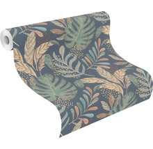 Tapetenrolle mit tropischem Blätterdesign