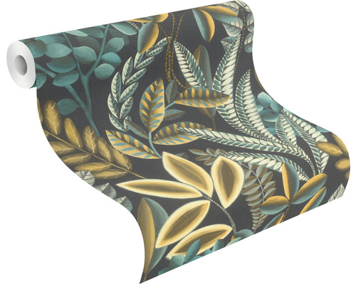 Tapetenrolle mit Blätterdesign