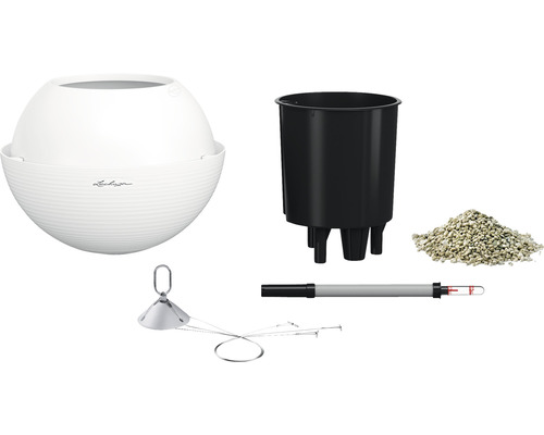 Lechuza Balconera pot de fleurs avec insert, substrat et humidimètre