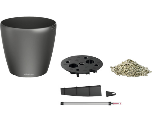 Pot de fleurs Lechuza Classico Premium avec accessoires