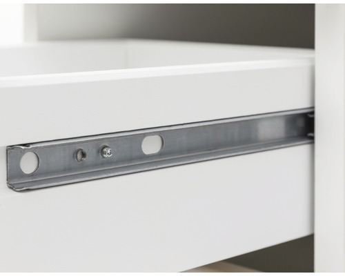 Gros plan d''une coulisse de tiroir en métal