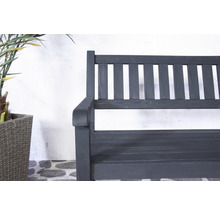 Vue détaillée d''un banc de jardin en bois