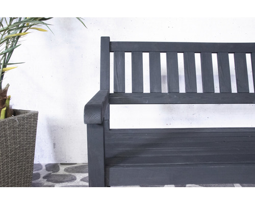 Vue détaillée d''un banc de jardin en bois