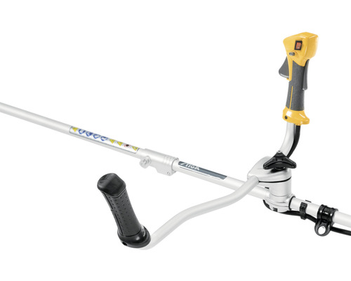 Poignée et commandes d''un coupe-bordures