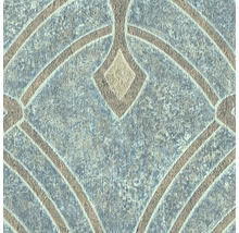Vliestapete 38094-2 Mata Hari Art-Deco blau
