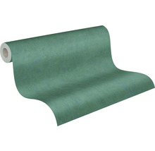 Papier peint intissé 38024-9 Cuba uni vert bleu