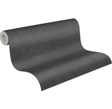 Papier peint intissé 38025-1 Cuba uni noir