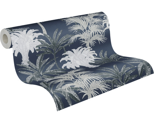 Rouleau de papier peint avec motif de palmiers