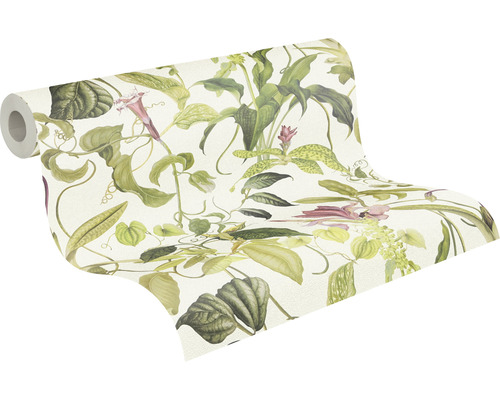 Tapetenrolle mit Pflanzenmuster