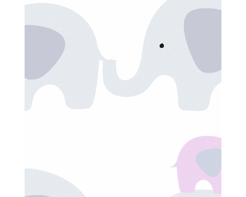 Papier peint avec motif d''éléphants pour chambre d''enfant