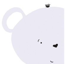 Illustration eines Bärenkopfes