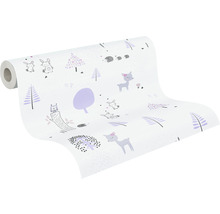 Rouleau de papier peint à motifs animaux pour chambre d''enfant