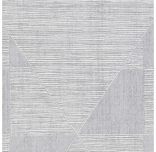 Papier peint avec motif graphique et lignes horizontales