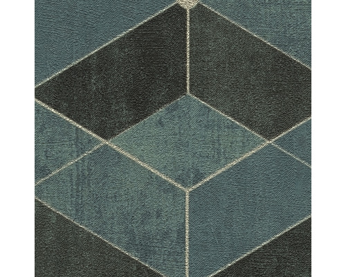 Papier peint avec motif géométrique de cube