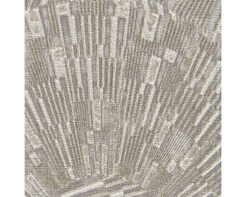 Nahaufnahme einer strukturierten Tapete mit einem geometrischen Muster.