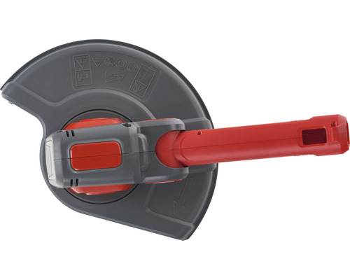 Détail du coupe-bordures à batterie