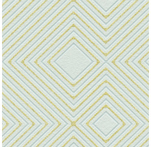 Papier peint avec motif géométrique en losanges