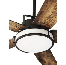 Deckenventilator mit Beleuchtung und Holzflügeln