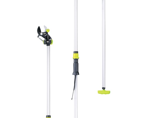 Wolf Garten Multi-Star Hochentaster-System mit Astschere, Verlängerungsstiel und Rasenkantenstecher