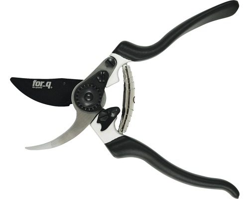 Sécateur avec manche et lame noirs