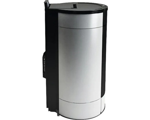 Poêle cheminée de forme arrondie