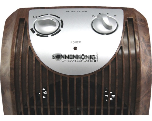 Radiateur soufflant Sonnenkönig avec éléments de commande